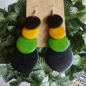 3/ $20 Gorgeous Handcrafted Wooden Earrings
